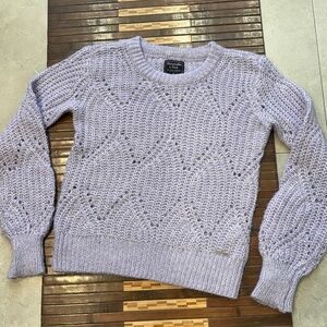 Abercrombie & Fitch Wool/Alpaca Sweater - Lavender Size XS